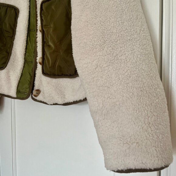 Blank NYC Cream and Green Jacket - Picture 11 of 14